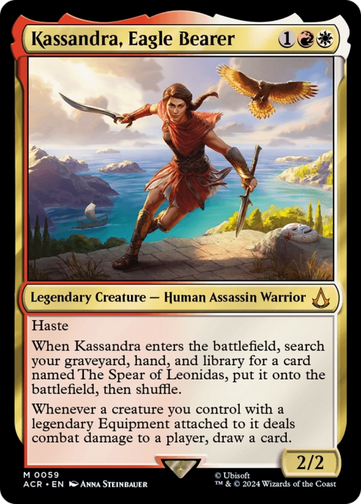 Kassandra, Eagle Bearer in the group Magic the Gathering / Sets / Assassin's Creed at Proxyprinters.com (96156)