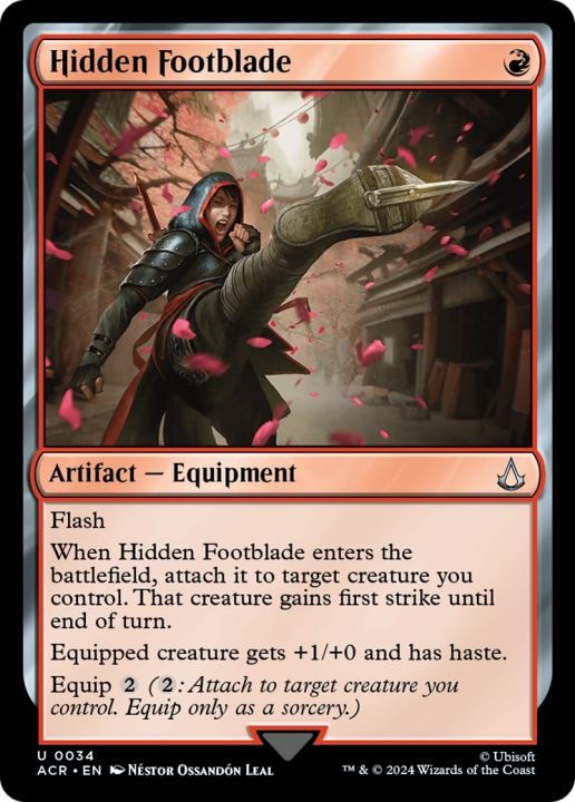 Hidden Footblade in the group Magic the Gathering / Sets / Assassin's Creed at Proxyprinters.com (96158)