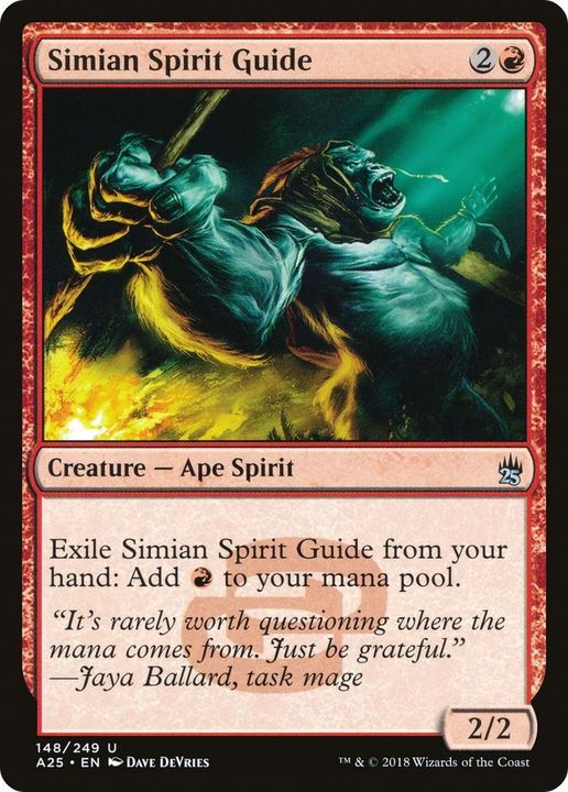 Simian Spirit Guide in the group Magic the Gathering / Sets / Masters Edition III at Proxyprinters.com (9616)