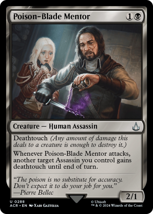 Poison-Blade Mentor in the group Magic the Gathering / Sets / Assassin's Creed at Proxyprinters.com (96160)