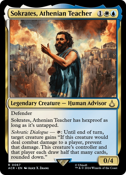 Sokrates, Athenian Teacher in the group Magic the Gathering / Sets / Assassin's Creed at Proxyprinters.com (96186)