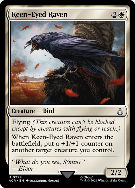 Keen-Eyed Raven in the group Magic the Gathering / Sets / Assassin's Creed at Proxyprinters.com (96194)