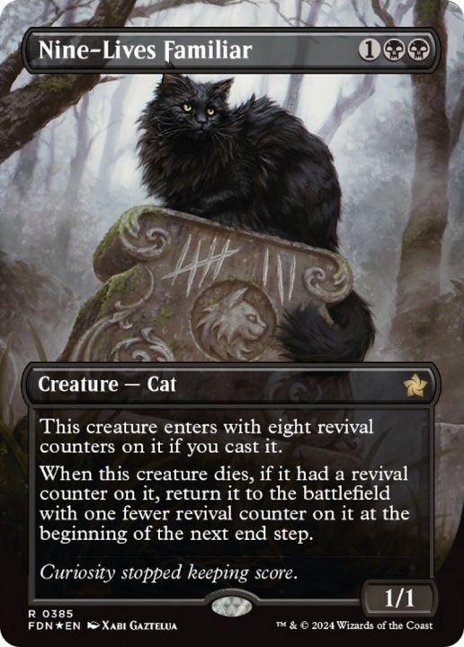 Nine-Lives Familiar in the group Magic the Gathering / Sets / Foundations at Proxyprinters.com (96210)