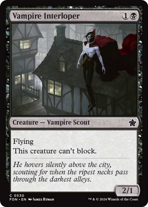 Vampire Interloper in the group Magic the Gathering / Sets / Foundations at Proxyprinters.com (96213)