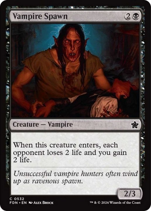 Vampire Spawn in the group Magic the Gathering / Sets / Foundations at Proxyprinters.com (96227)