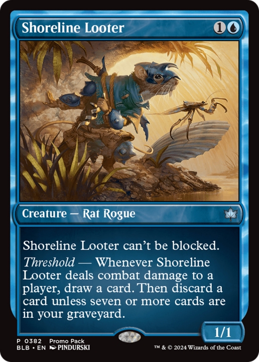 Shoreline Looter in the group Magic the Gathering / Sets / Bloomburrow at Proxyprinters.com (96242)