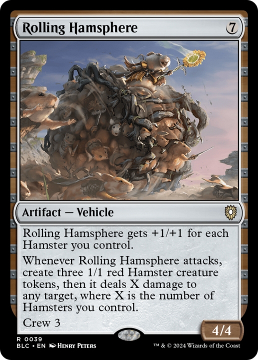 Rolling Hamsphere in the group Magic the Gathering / Sets / Bloomburrow Commander at Proxyprinters.com (96260)