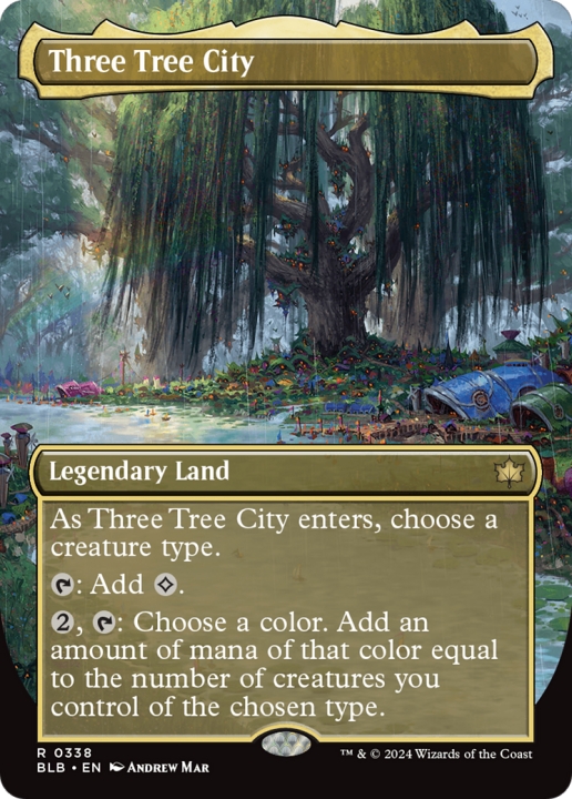 Three Tree City in the group Magic the Gathering / Sets / Bloomburrow at Proxyprinters.com (96264)