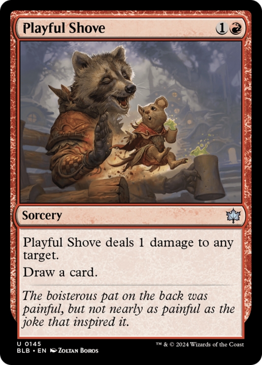 Playful Shove in the group Magic the Gathering / Sets / Bloomburrow at Proxyprinters.com (96267)