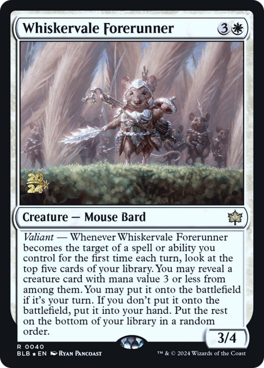 Whiskervale Forerunner in the group Magic the Gathering / Sets / Bloomburrow Promos at Proxyprinters.com (96274)