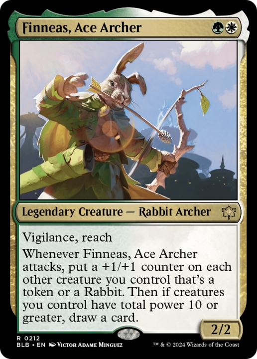 Finneas, Ace Archer in the group Magic the Gathering / Sets / Bloomburrow at Proxyprinters.com (96295)