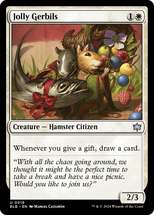 Jolly Gerbils in the group Magic the Gathering / Sets / Bloomburrow at Proxyprinters.com (96299)