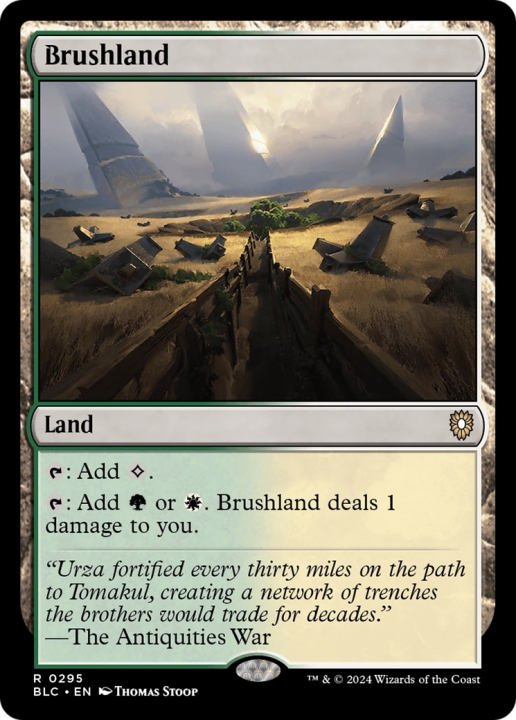 Brushland in the group Magic the Gathering / Sets / Bloomburrow Commander at Proxyprinters.com (96302)