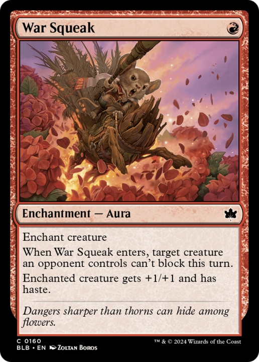 War Squeak in the group Magic the Gathering / Sets / Bloomburrow at Proxyprinters.com (96307)