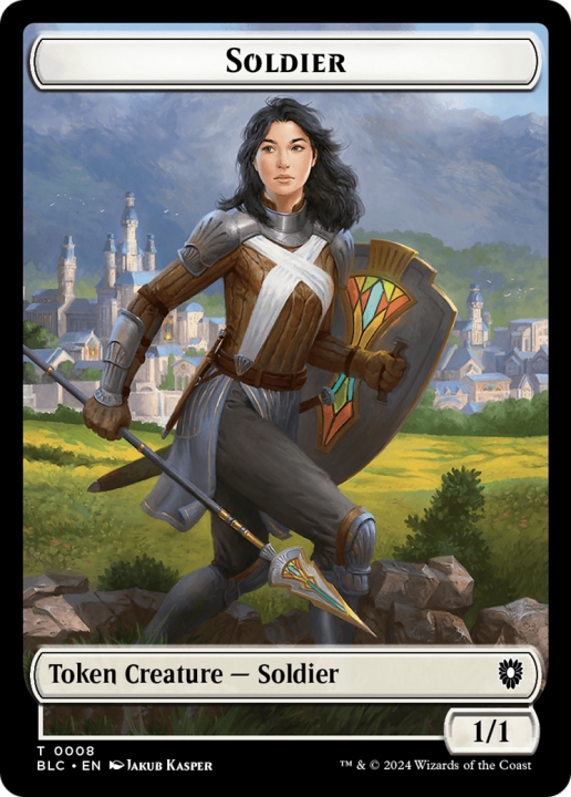 Soldier in the group Magic the Gathering / Sets / Bloomburrow Commander Tokens at Proxyprinters.com (96312)