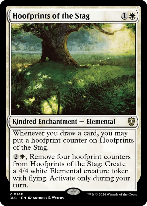 Hoofprints of the Stag in the group Magic the Gathering / Sets / Bloomburrow Commander at Proxyprinters.com (96313)