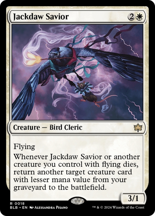 Jackdaw Savior in the group Magic the Gathering / Sets / Bloomburrow at Proxyprinters.com (96317)