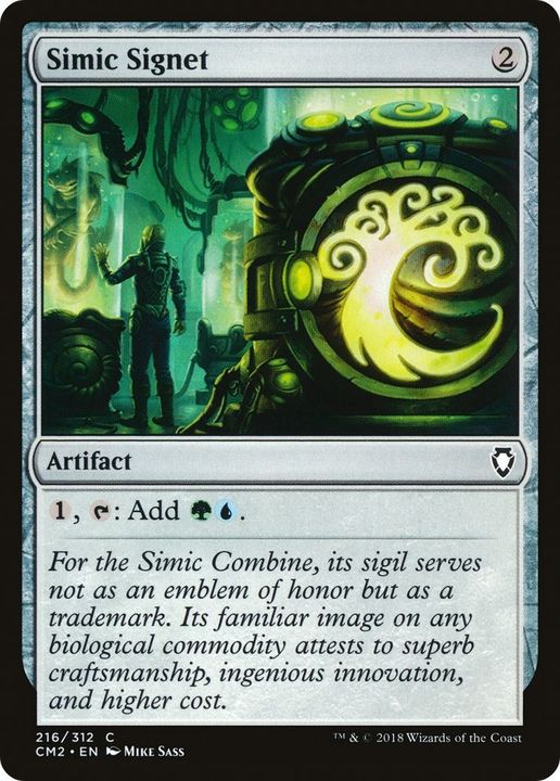 Simic Signet in the group Magic the Gathering / Sets / Commander Anthology Volume II at Proxyprinters.com (9632)