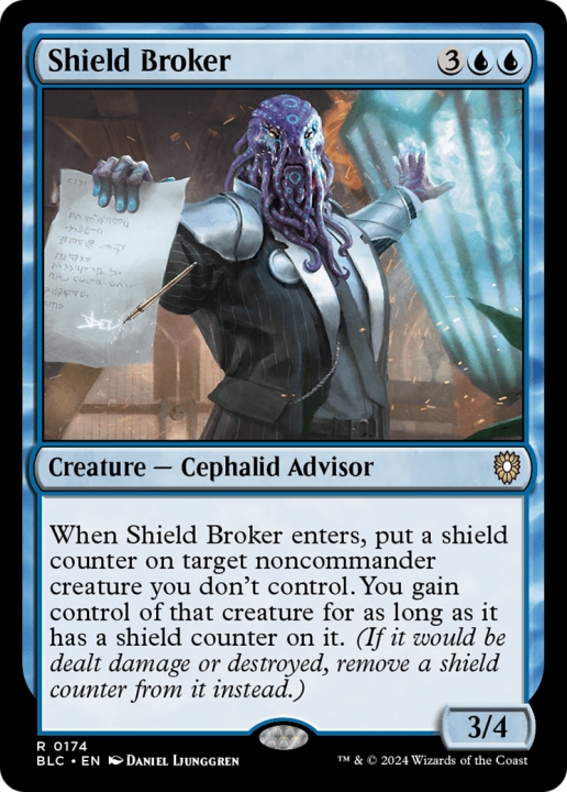 Shield Broker in the group Magic the Gathering / Sets / Bloomburrow Commander at Proxyprinters.com (96337)