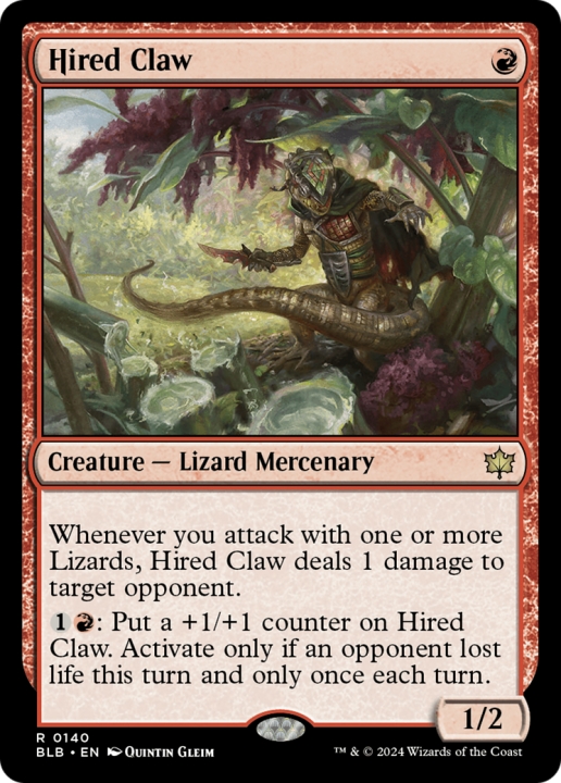 Hired Claw in the group Magic the Gathering / Sets / Bloomburrow at Proxyprinters.com (96347)