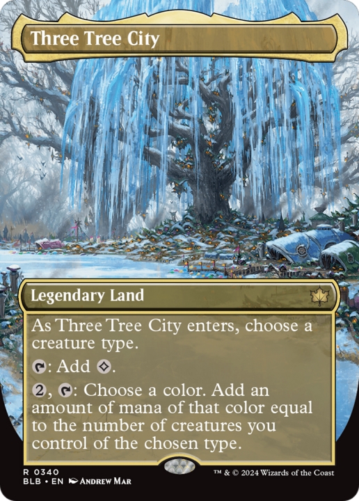 Three Tree City in the group Magic the Gathering / Sets / Bloomburrow at Proxyprinters.com (96357)