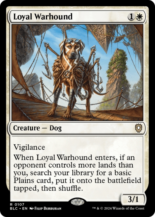 Loyal Warhound in the group Magic the Gathering / Sets / Bloomburrow Commander at Proxyprinters.com (96360)