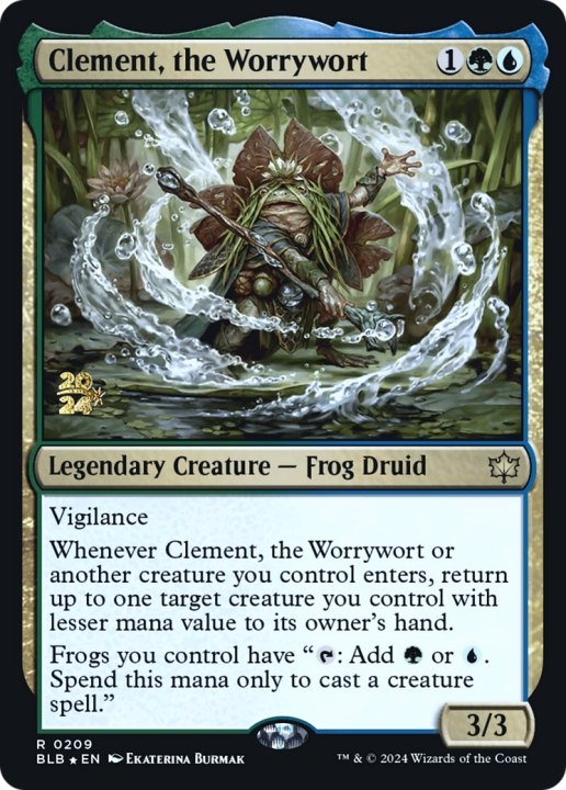 Clement, the Worrywort in the group Magic the Gathering / Sets / Bloomburrow Promos at Proxyprinters.com (96374)