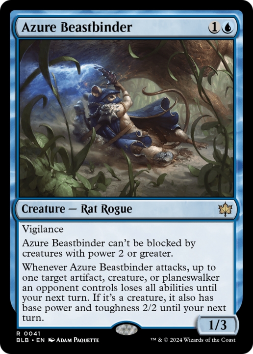 Azure Beastbinder in the group Magic the Gathering / Sets / Bloomburrow at Proxyprinters.com (96375)