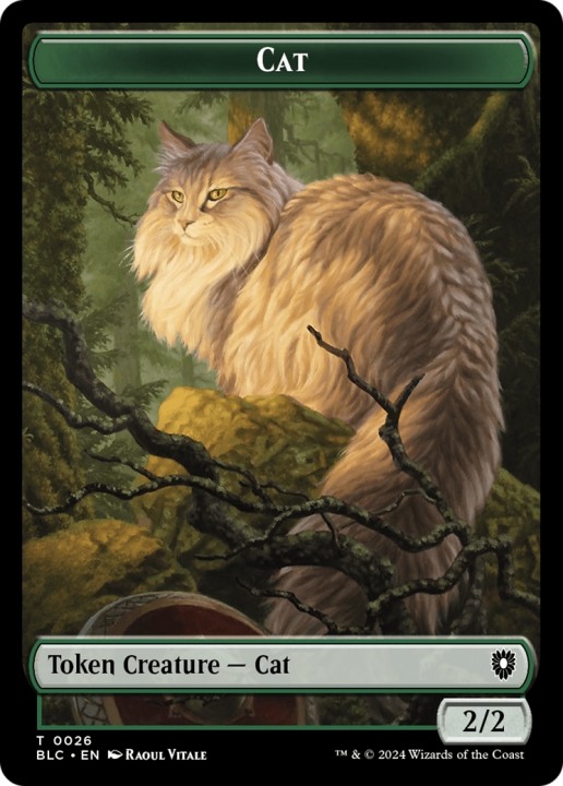 Cat in the group Magic the Gathering / Sets / Bloomburrow Commander Tokens at Proxyprinters.com (96378)