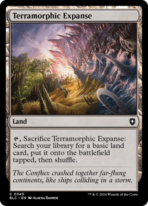 Terramorphic Expanse in the group Magic the Gathering / Sets / Bloomburrow Commander at Proxyprinters.com (96381)