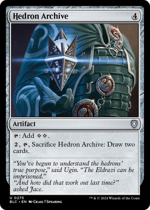 Hedron Archive in the group Magic the Gathering / Sets / Bloomburrow Commander at Proxyprinters.com (96384)