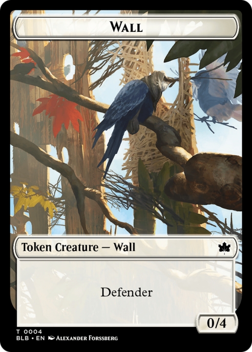 Wall in the group Magic the Gathering / Sets / Bloomburrow Tokens at Proxyprinters.com (96385)