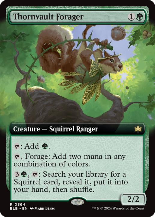 Thornvault Forager in the group Magic the Gathering / Sets / Bloomburrow at Proxyprinters.com (96387)