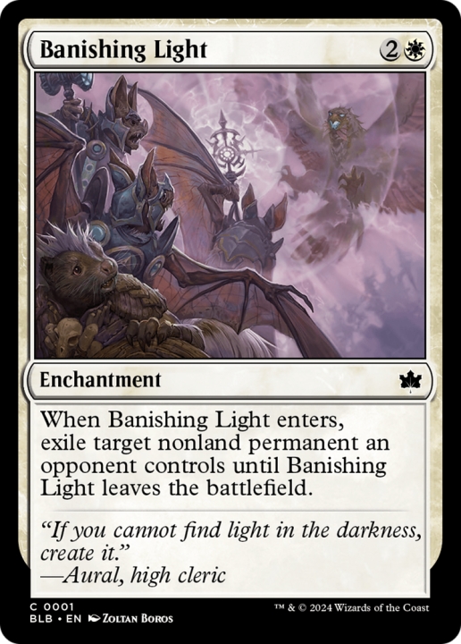 Banishing Light in the group Magic the Gathering / Sets / Bloomburrow at Proxyprinters.com (96399)