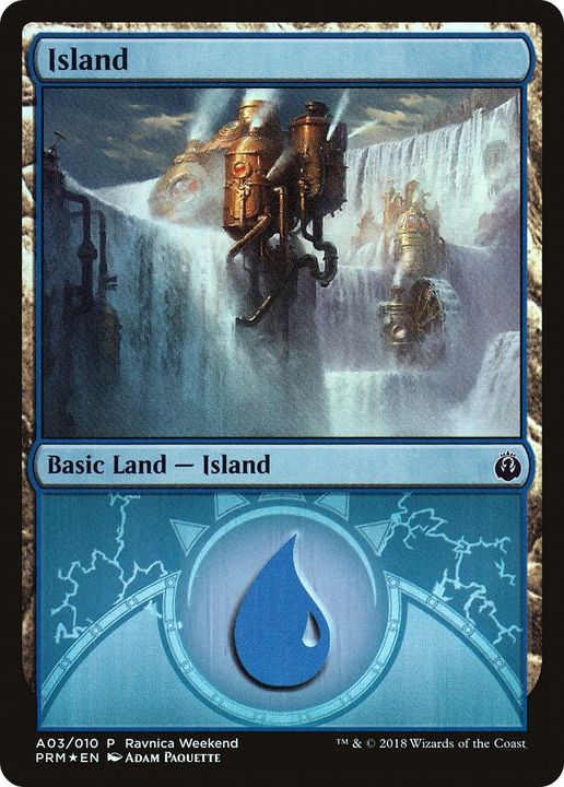 Island in the group Magic the Gathering / Sets / Game Night 2019 at Proxyprinters.com (964)