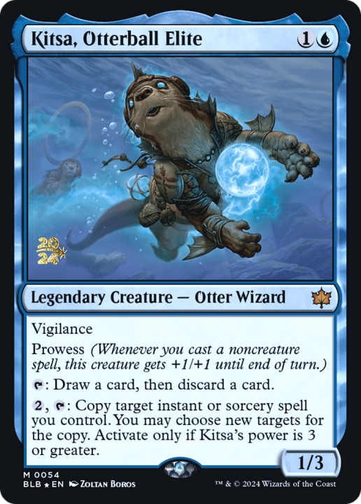 Kitsa, Otterball Elite in the group Magic the Gathering / Sets / Bloomburrow Promos at Proxyprinters.com (96408)