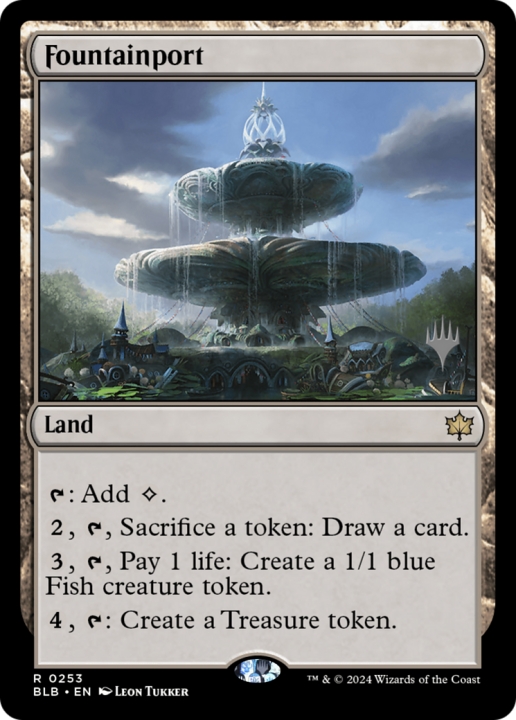 Fountainport in the group Magic the Gathering / Sets / Bloomburrow Promos at Proxyprinters.com (96409)