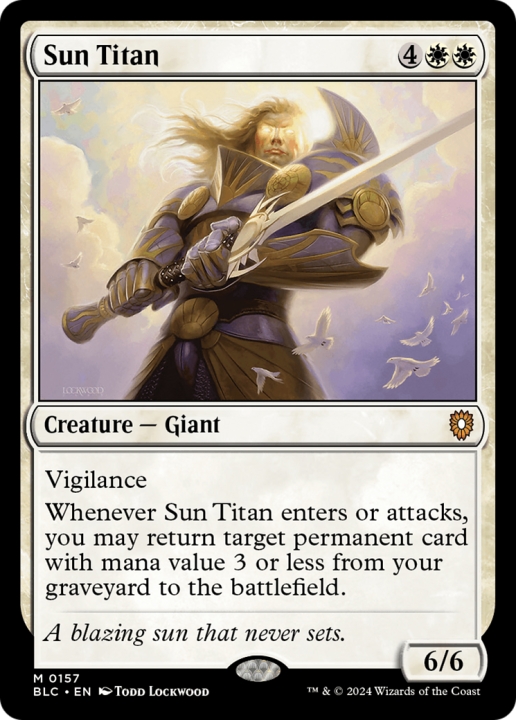 Sun Titan in the group Magic the Gathering / Sets / Bloomburrow Commander at Proxyprinters.com (96411)