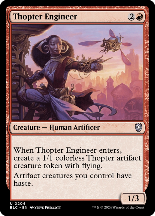 Thopter Engineer in the group Magic the Gathering / Sets / Bloomburrow Commander at Proxyprinters.com (96414)