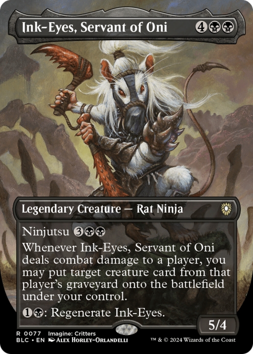 Ink-Eyes, Servant of Oni in the group Magic the Gathering / Sets / Bloomburrow Commander at Proxyprinters.com (96438)