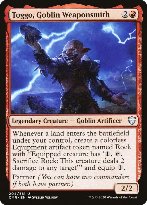 Toggo, Goblin Weaponsmith in the group Magic the Gathering / Sets / Commander Legends at Proxyprinters.com (9644)