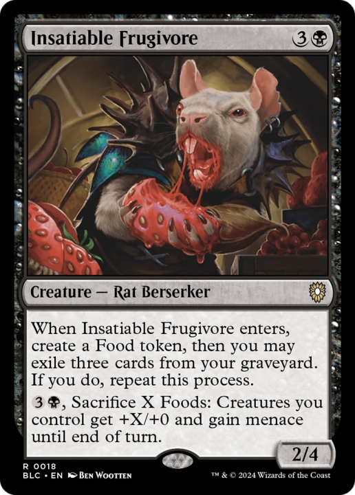 Insatiable Frugivore in the group Magic the Gathering / Sets / Bloomburrow Commander at Proxyprinters.com (96440)