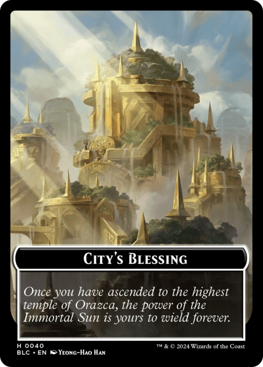 City's Blessing in the group Magic the Gathering / Sets / Bloomburrow Commander Tokens at Proxyprinters.com (96454)