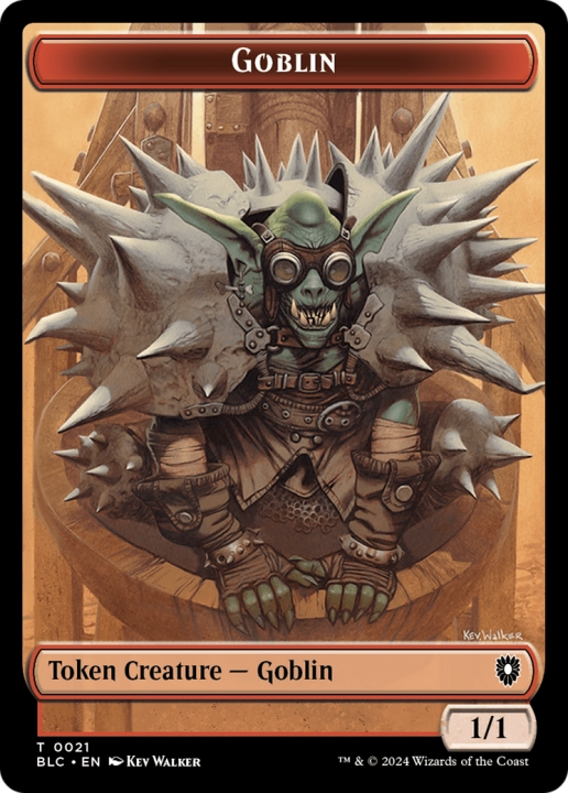 Goblin in the group Magic the Gathering / Sets / Bloomburrow Commander Tokens at Proxyprinters.com (96459)