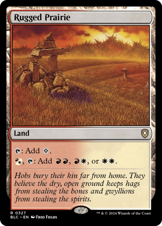 Rugged Prairie in the group Magic the Gathering / Sets / Bloomburrow Commander at Proxyprinters.com (96474)