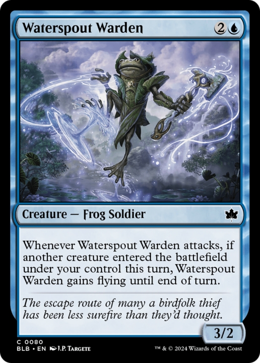 Waterspout Warden in the group Magic the Gathering / Sets / Bloomburrow at Proxyprinters.com (96475)