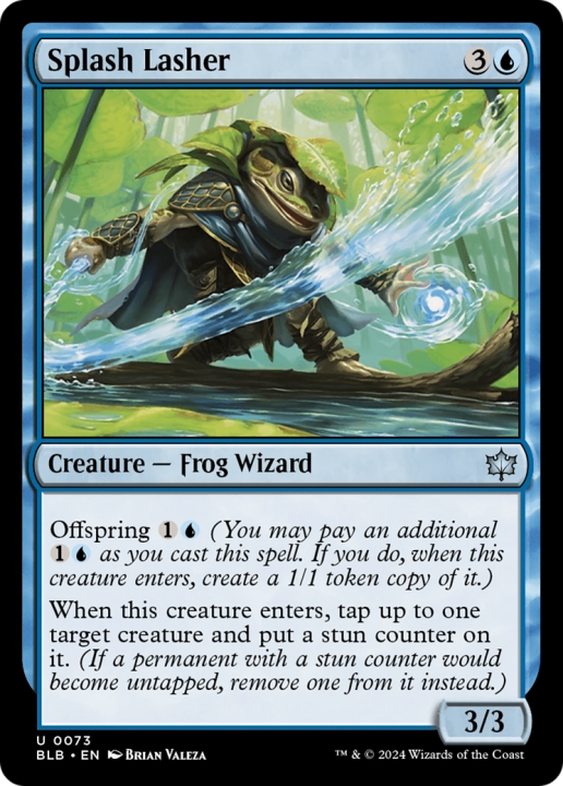 Splash Lasher in the group Magic the Gathering / Sets / Bloomburrow at Proxyprinters.com (96477)