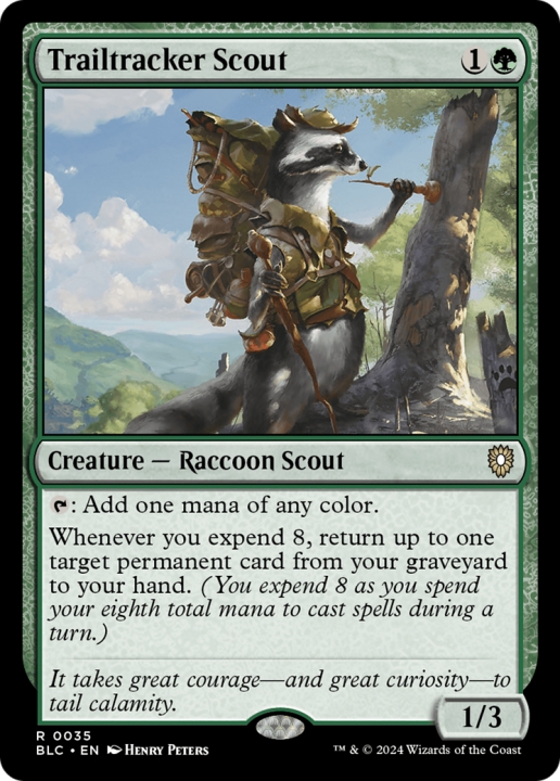 Trailtracker Scout in the group Magic the Gathering / Sets / Bloomburrow Commander at Proxyprinters.com (96483)