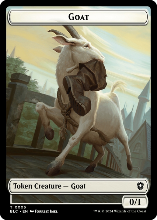 Goat in the group Magic the Gathering / Sets / Bloomburrow Commander Tokens at Proxyprinters.com (96487)