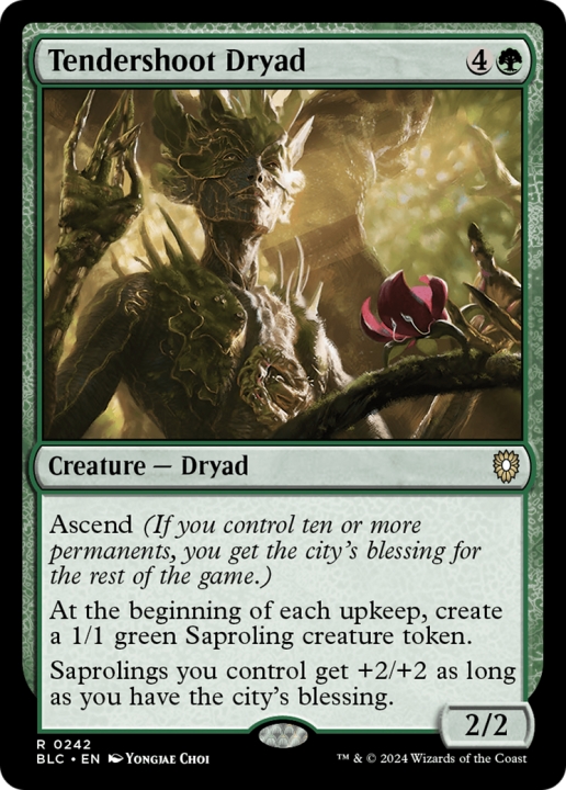 Tendershoot Dryad in the group Magic the Gathering / Sets / Bloomburrow Commander at Proxyprinters.com (96493)